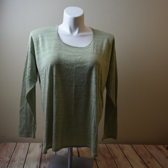 Antthony Scoop Basic Blouse Women's Size 1X Green - Picture 2 of 4